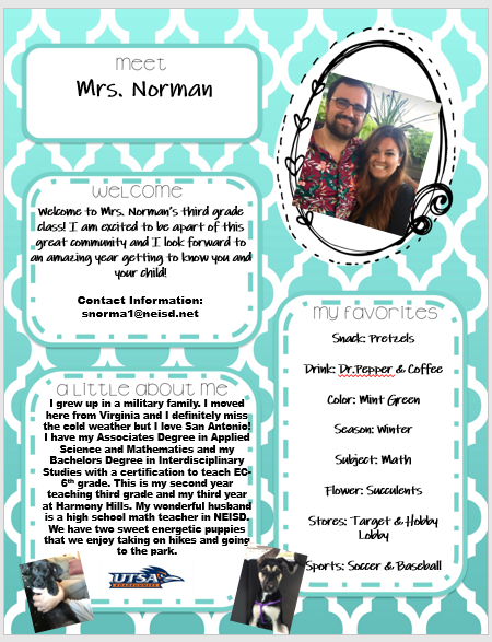 Meet Mrs. Norman 